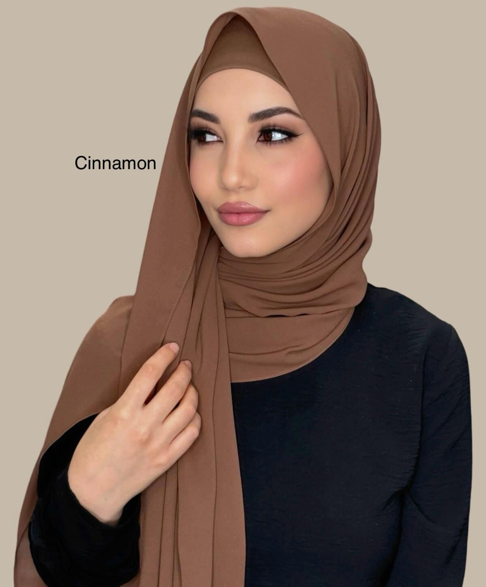Premium Chiffon Hijab - Different colours